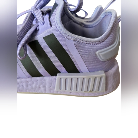 Adidas NMD Kids Purple Sneakers Size 7 - Picture 5 of 8
